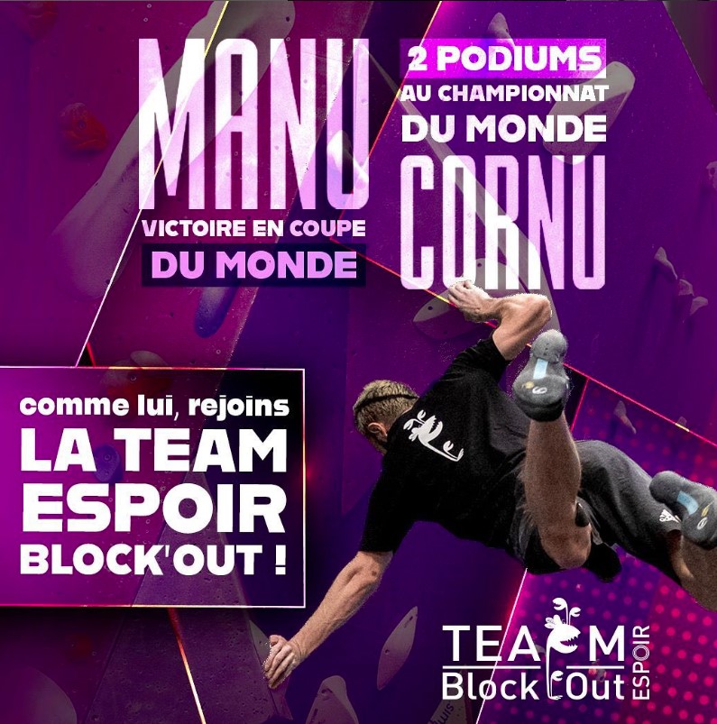 "Rejoins la Team Espoir Block'Out !"